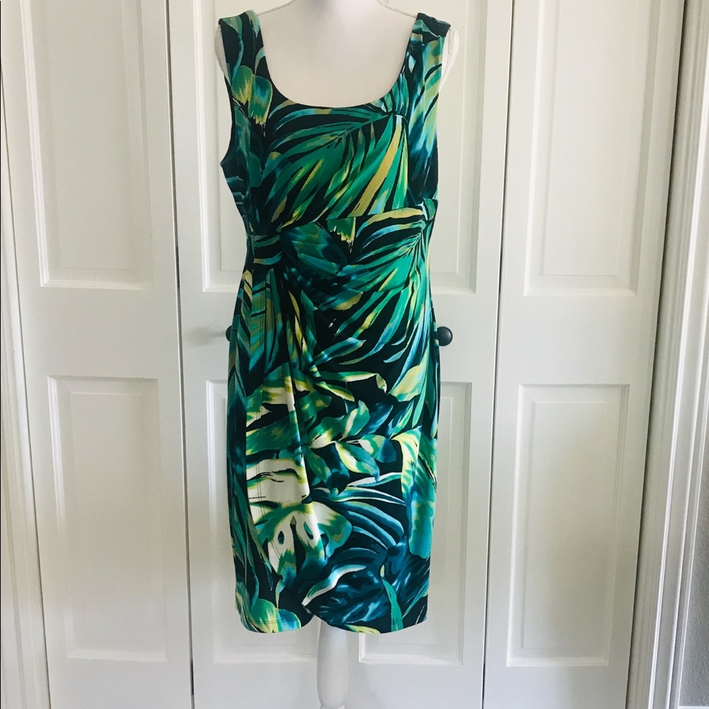 Hawaiian Print Dress